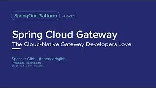 Singapore - Spring Cloud Gateway - Spencer Gibb