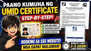 Paano kumuha ng UMID Certificate & Book your Appointment to POEA at SSS website