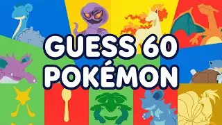 Guess 60 Pokémons Quiz Challenge! Can You Name Them All?