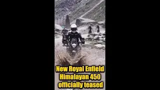 New Royal Enfield Himalayan 450 officially teased