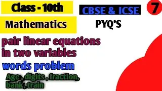 pair linear equations in two variables class 10