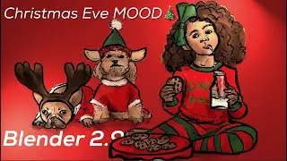 Grease Pencil Studies in Blender 2.91 || Christmas Eve Edition