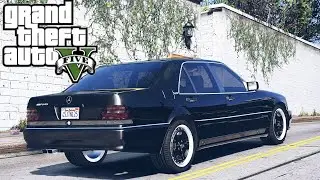 Мод GTA 5 : Mercedes w140