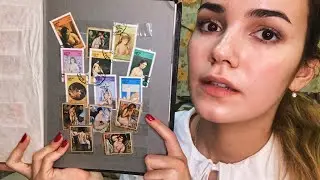 АСМР Моя Коллекция Марок🌈ASMR Triggers, Whisper, My Stamp Collection