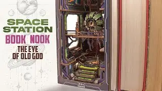 🌌  Sci-Fi Space Station 🌌 Book Nook Diorama (cutebee booknook kit)