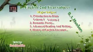 B.A Honours 2nd Year Subject list...National University