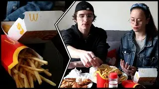 MY COOKING VS MCDONALDS (MUKBANG)