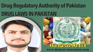 Drug Regulatory Authority of Pakistan and Drug  laws