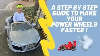 Turbo Power Wheels | Modifying a 6 volt car to 12 volts