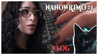 a cozy writing vlog ☕️ come to work with me 🔬 and an unexpected visitor (🐈‍⬛) #nanowrimo 🖋️70k+words