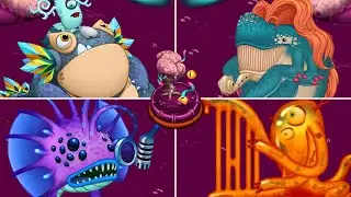 Psychic Island - All New Monsters (All Sounds & Animations) + Full Song | My Singing Monsters