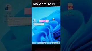 MS Word To PDF | Convert Microsoft Office Word to PDF |