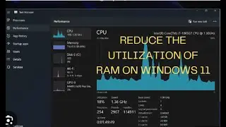 "Windows 11 RAM Issue: How to Optimize and Reduce RAM Utilization (2023) |[code with ik] #RAMboost