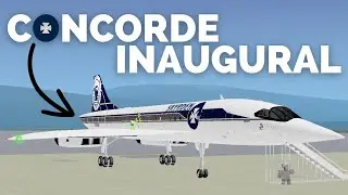 I Flew Skyrden's CONCORDE Inaugural Flight (Roblox)