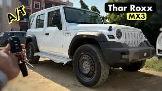 Mahindra Thar Roxx Diesel Automatic MX3 Detailed Review: Features, Interiors & On Road Price ?