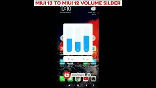 🤩Problem Solved Miui 13 To Miui 12 Volume Silder | How to Install Miui 11 Volume Silder | 