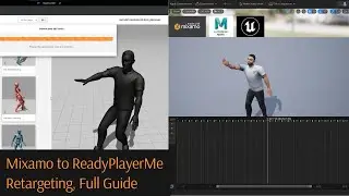 Complete Guide: Retarget Mixamo Animations to Ready Player Me in Maya & Unreal Engine