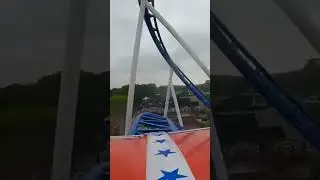 Triple Loop Indiana Beach NEW POV #rollercoaster