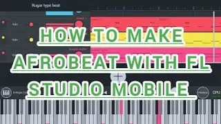 How I make this amazing Afrobeat with just my mobile phone.