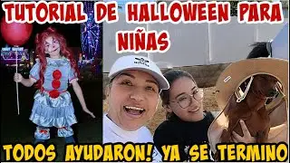 LO QUE NO SABE LO INVESTIGA! YA TERMINO LA OBRA+TUTORIAL DE HALLOWEEN PARA NIÑAS