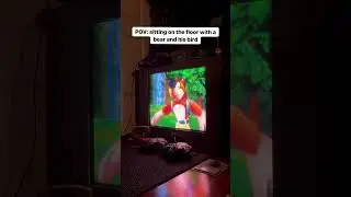 You're crying about a bear & a bird? 😭 #shorts #gamingmemes