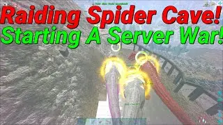 Raiding Spider Cave! They Have To Team To Save Their Cave! - Small Tribes- Ark Survival Evolved 2021