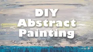 How to Paint Abstract Painting - LIVE tutorial