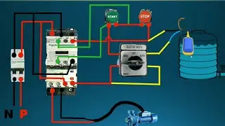 float switch wiring with selector switch | float switch auto and manual connection
