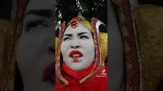 Queen Amidala Padme cosplay from Star Wars x Heisenberg of Resident Evil Village