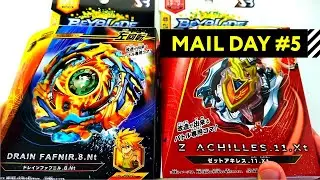 РАСПАКОВКИ БЕЙБЛЭЙДОВ #5 / BEYBLADE MAIL DAY #5 / BEYBLADE BURST / ЗЕТ АХИЛЛЕС SB / ДРЭЙН ФАФНИР SB