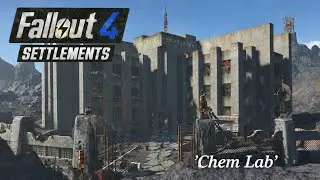 SPENT MONTHS working on this SECRET LAB settlement in Fallout 4!