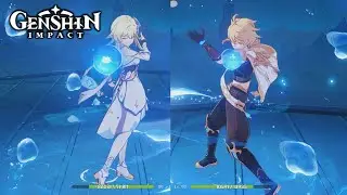 Hydro Traveler, Side By Side ｜Genshin Impact