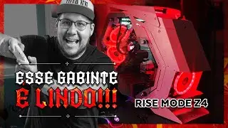 Meu novo GABINETE GAMER! Rise Mode Z4, Mid Tower BRANCO