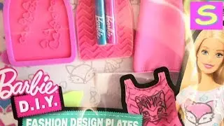 Barbie DIY Fashion Design Plates. Платье Для Барби Своими Руками.