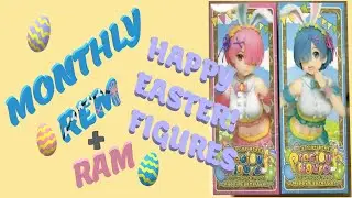 Monthly Rem - Re:Zero Figure - Happy Easter Rem And Ram