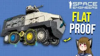 This Wheel Trick Makes Rovers Harder to Disable, Space Engineers