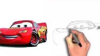 Draw CARS 3 Lighting McQueen #Как #нарисовать #Rasm #chizish #how #to #draw #libgting #MCqueencars3