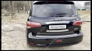 An emergency opening and the start of Infiniti QX80 (2017) with Nissan/Infiniti Key Emulator