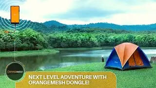 Next level adventure with OrangeMesh Dongle!🟠🚵‍♀️
