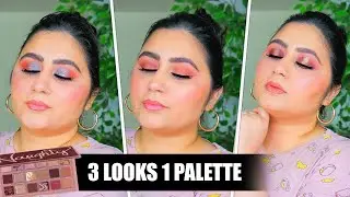 3 Looks 1 Palette...Huda Beauty Naughty Nude Palette l ThursdayLooks l November 2020 l Sharo Khan