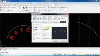 ActCAD Arctext Editing