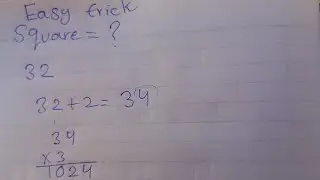 Math | Square tricks | 2nd method | find square in 2 second #maths #mathematics