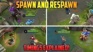 SPAWN AND RESPAWN TIMINGS OF JUNGLE MONSTERS EXPLAINED! | MOBILE LEGENDS TIPS & TRICKS | MLBB