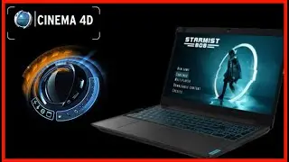 Lenovo Ideapad L340 i5 9300H Cinema 4D / C4D - 3D Modeling First Animation Render