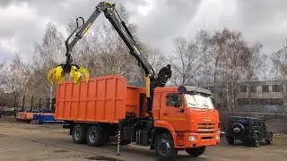 Ломовоз с КМУ  на шасси КамАЗ 65115