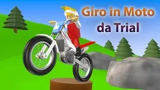 Giro in Moto da Trial - AlexKidsTV