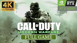 Call of Duty: Modern Warfare Remastered Full Game | 4K 60 FPS | RTX 4090
