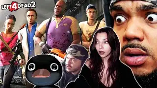 The WORST Left 4 Dead 2 Squad Returns | OUR FIRST TIME PLAYING