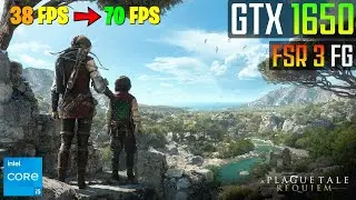A Plague Tale Requiem on GTX 1650 - FSR 3 Frame Generation MOD