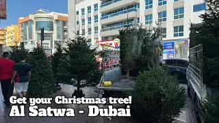 AL SATWA is getting ready for Christmas, The Christmas tree is everywhere now in Satwa! Get yours!😍